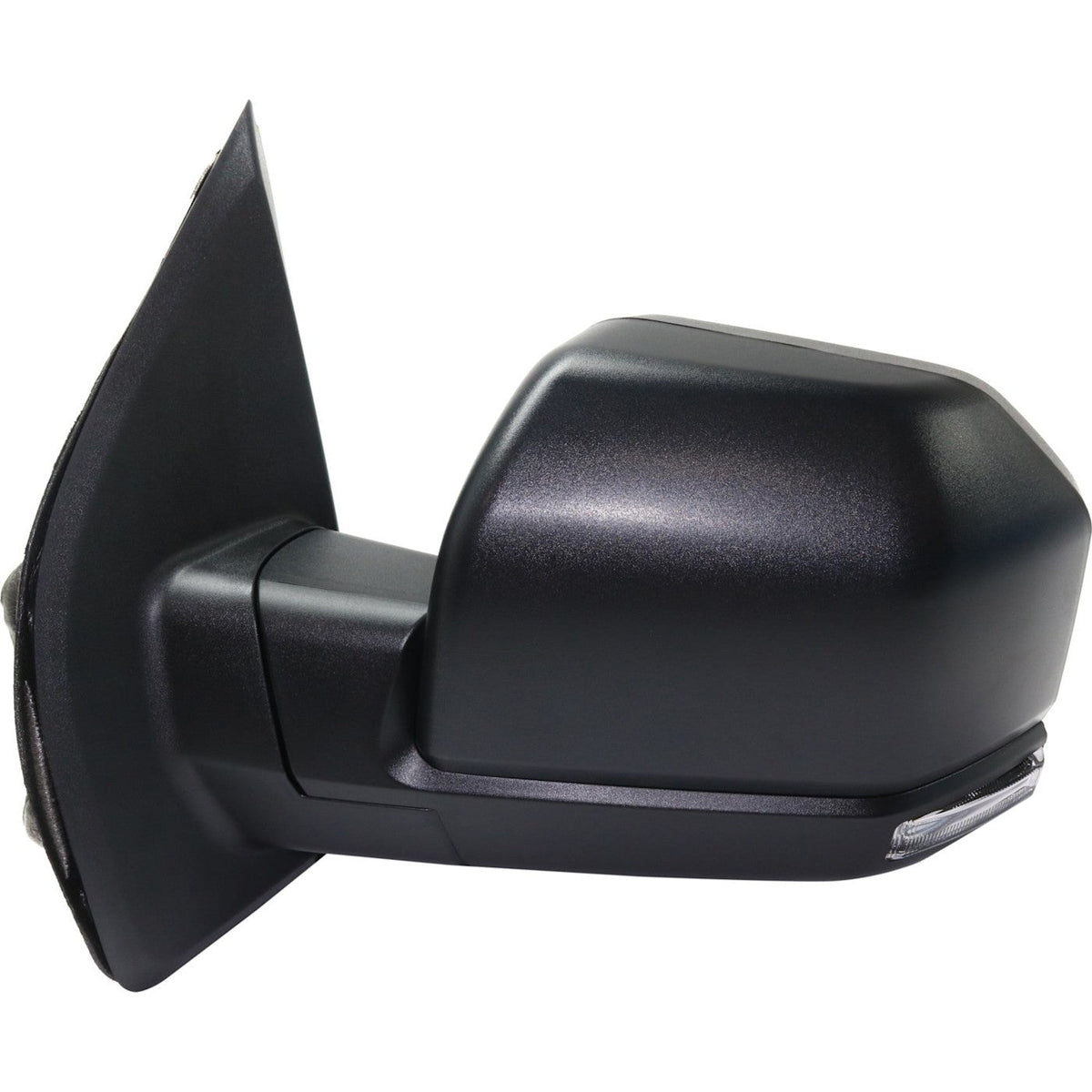 Set of 2 Heated Power Folding Mirrors for Ford F-150 (2015–2018) Black