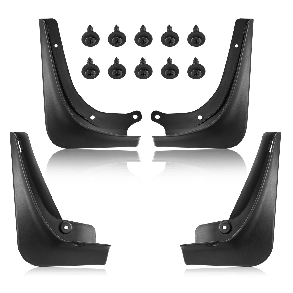 Set of 4 Mud Flaps Splash Guards for Tesla Model 3 (2016–2024)