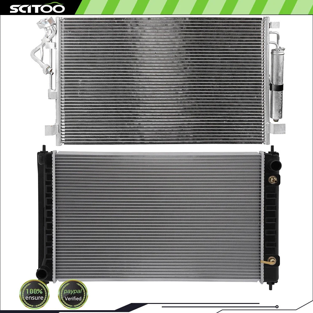 Radiator and A/C Condenser for Nissan Altima (2007–2018) 2.5L 3.5L
