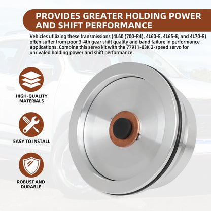 4L60E 4th Gear Super Hold Dual Servo Kit for GM Trans (1982–Present)