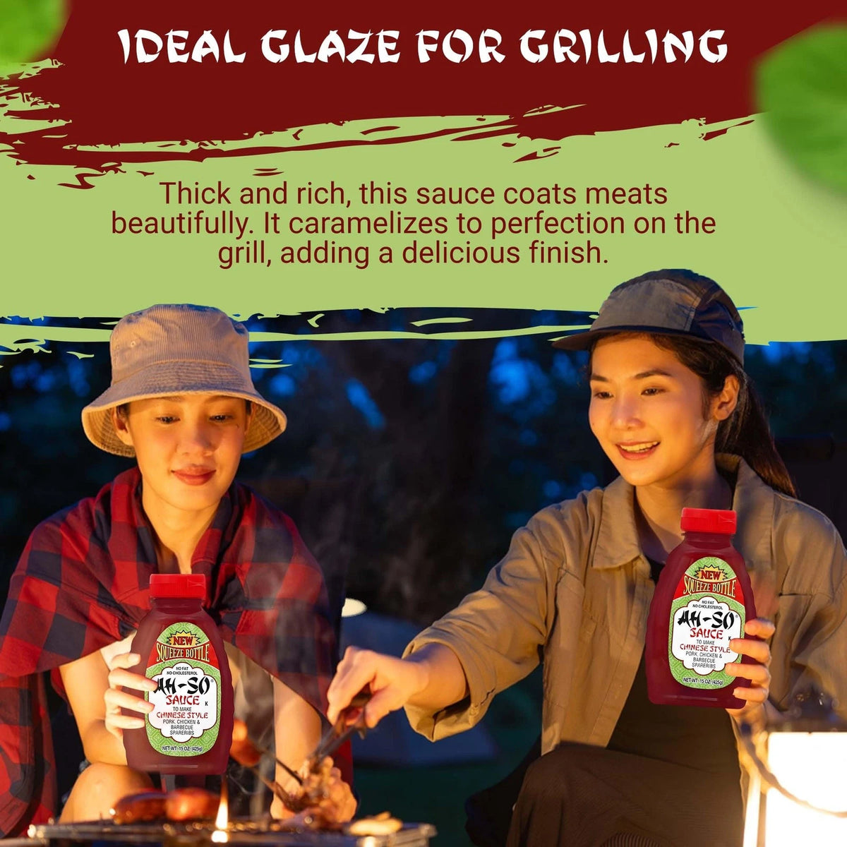 12 Pack of Ah-So Chinese-Style BBQ Sauce Red Rib 15 Ounce