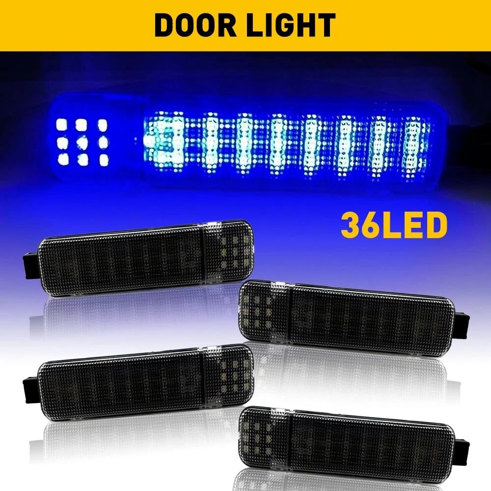 Set of 4 LED Door Courtesy Lights for Cadillac Escalade (1999–2006) 15021518 15021517