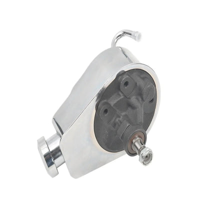 Chrome Power Steering Pump with 1 Groove Pulley for Chevy GM