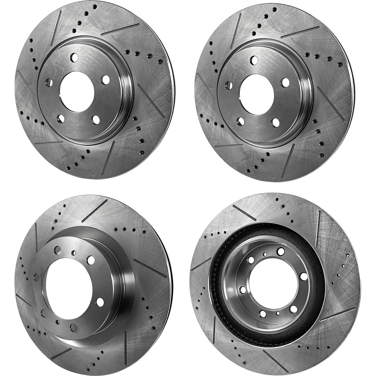 Brake Disc Set for Jeep Grand Cherokee (2011–2020) Drilled & Slotted 330mm