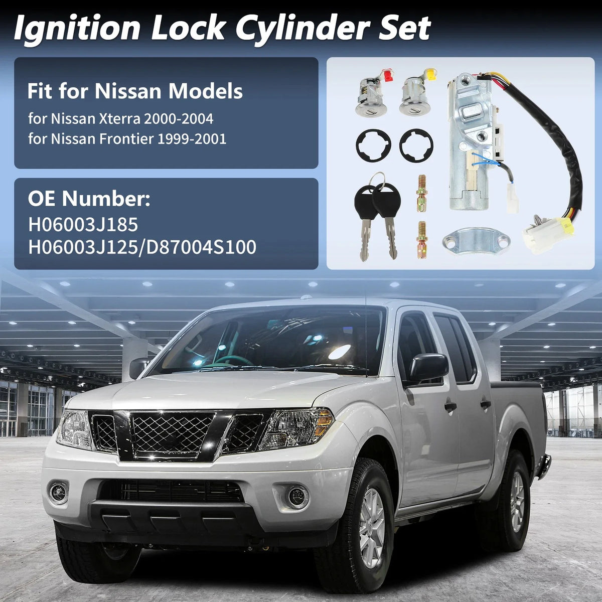 Ignition Lock Switch and Door Lock for Nissan Xterra (2000–2004) No.H06003J185