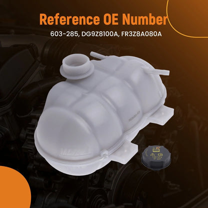 Engine Coolant Reservoir Tank w/ Cap for Ford Mustang (2015–2020) FR3Z8A080A