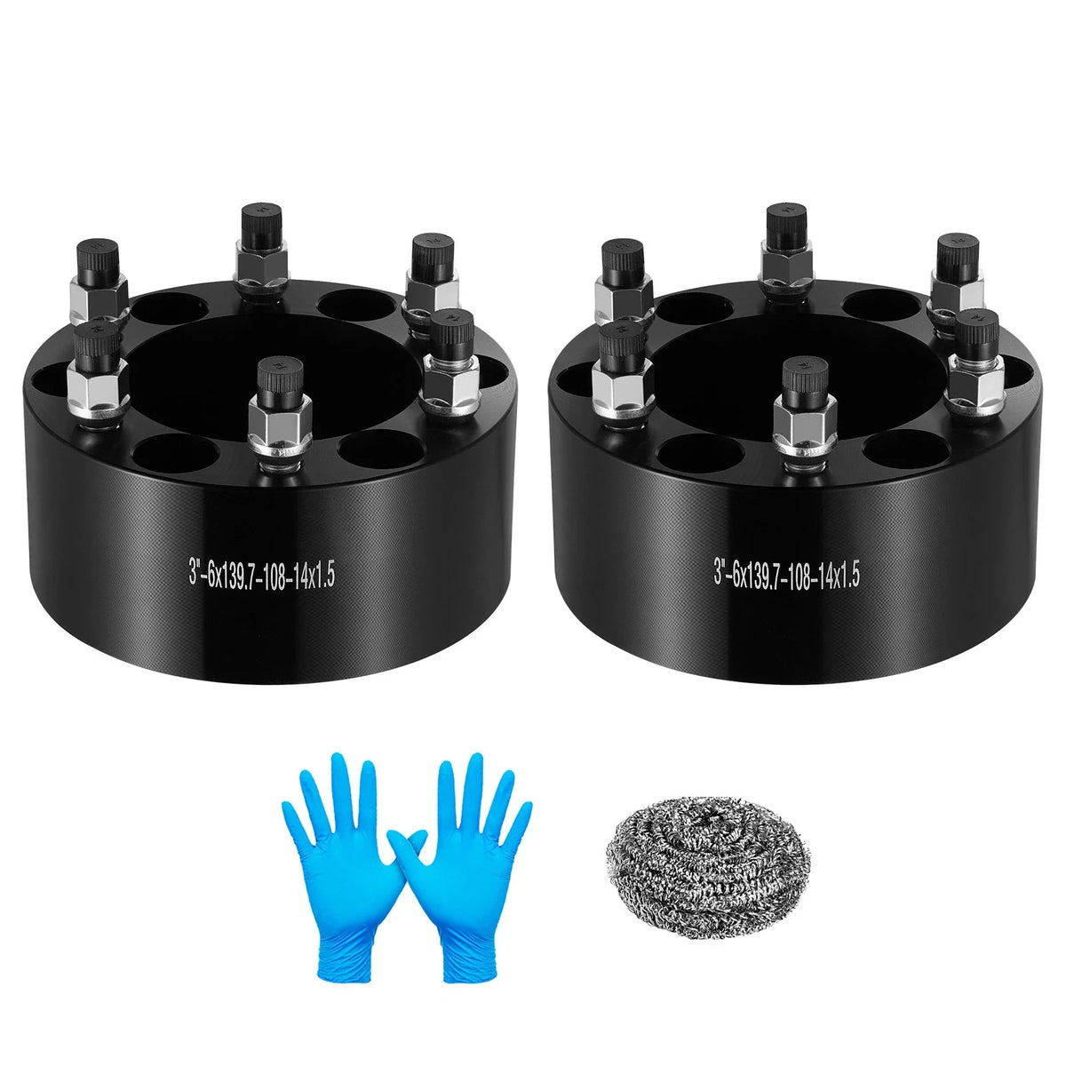 Set of 4 Wheel Spacers for Chevy Silverado Suburban GMC (6 Lug, 6x5.5)