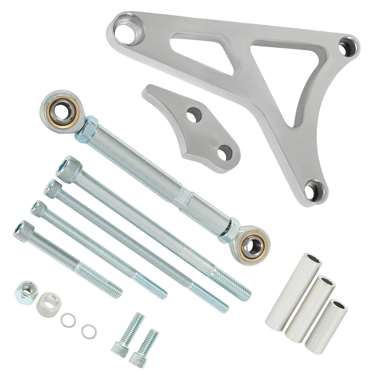 Alternator Bracket & Tension Rod for Ford 289 302 (1968–1993) Billet Aluminum Polished