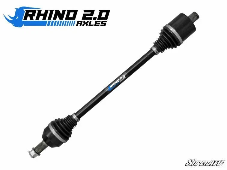 SuperATV Rhino 2.0 Heavy Duty Front Axle for Yamaha YXZ (2016–2023)
