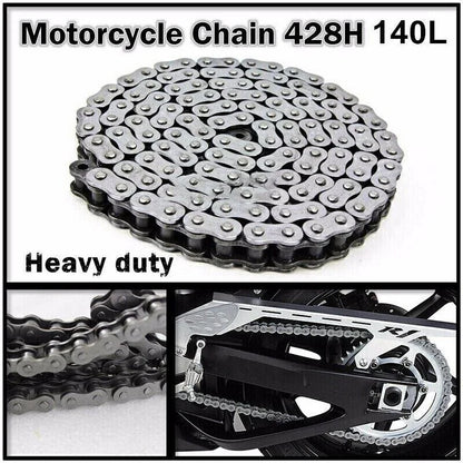 428 Drive Chain 140 Link for Suzuki RG 80 Gamma (1984–1993) & DR 125 SD (1984)