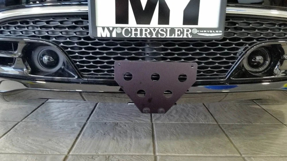 License Plate Bracket for Chrysler 200 (2015–2016) Removable