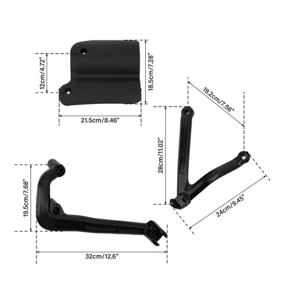 Rear Passenger Footpeg Mount Heel Guard for Harley Sportster S (2021–2025)