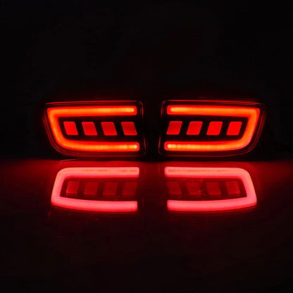 4X LED Rear Bumper Reflector Brake Light Lamp for Toyota 4Runner (2003–2005)