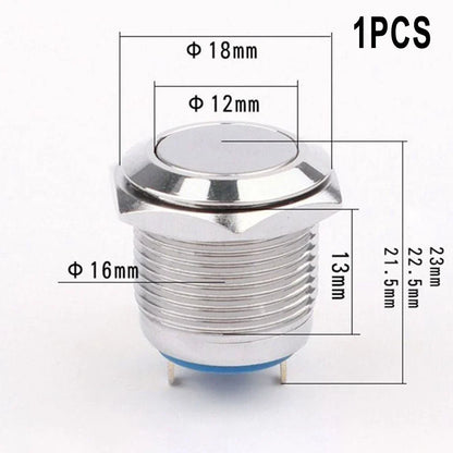 Push Button Switch 18mm IK09 Normally Open for Automotive