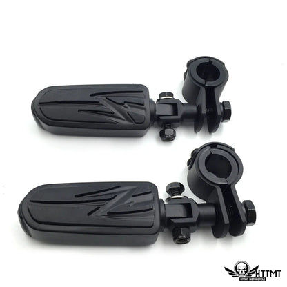 Flash Lightning Foot Peg Clamp for Harley Sportster 883 1340 (1" 1.25")