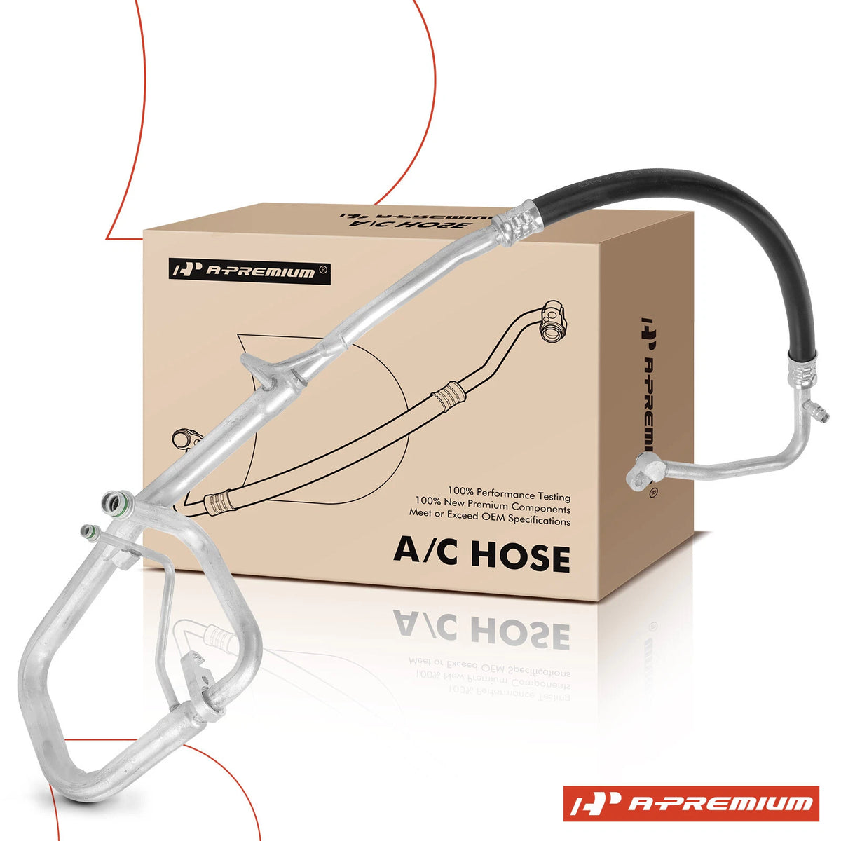 A/C Suction Line Hose Assembly for Subaru Outback Legacy (2017–2019) 73425AL14A, 73425AL15A, HA113707C