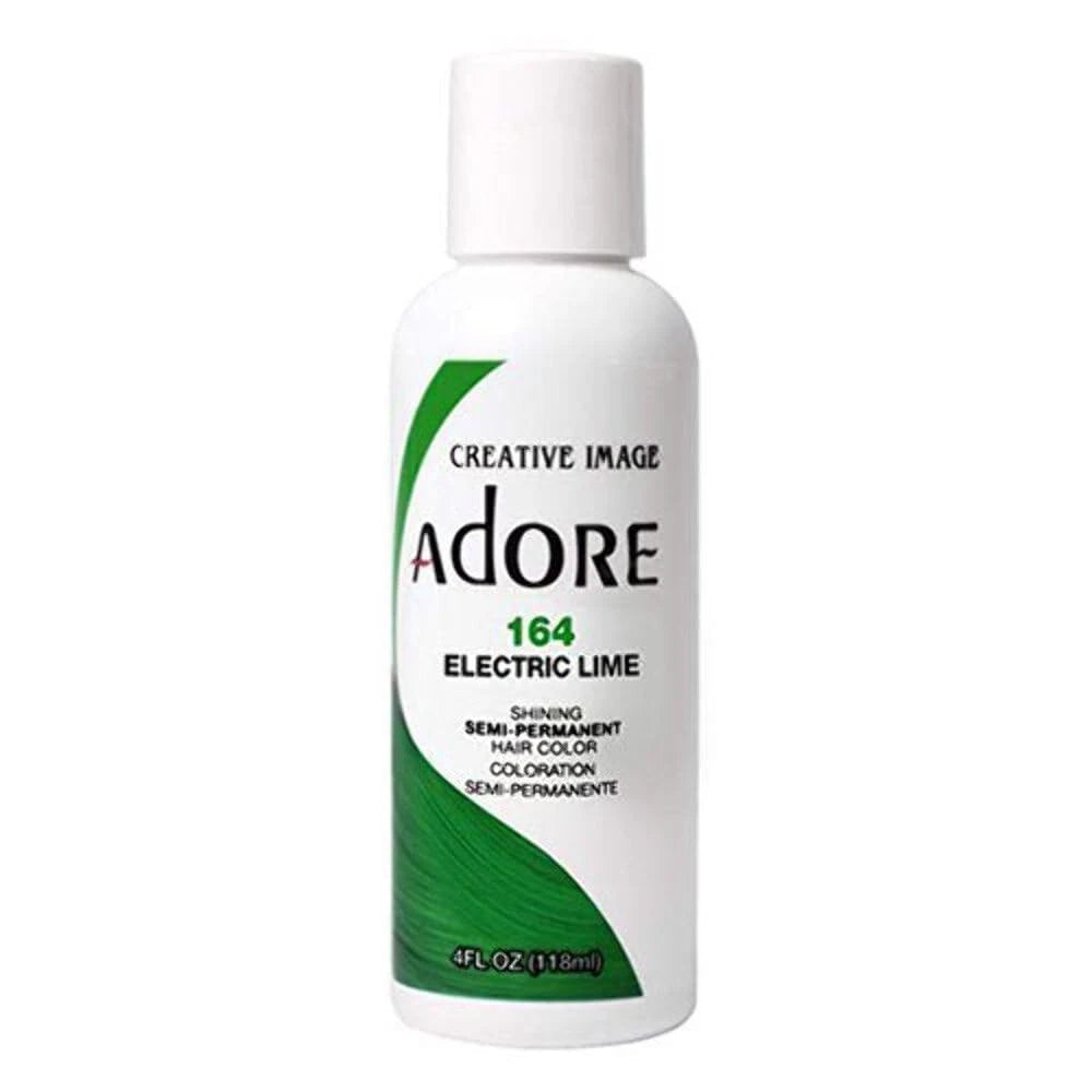 Adore Semi Permanent Hair Color 164 Electric Lime (4 Fl Oz)