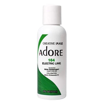 Adore Semi Permanent Hair Color 164 Electric Lime (4 Fl Oz)