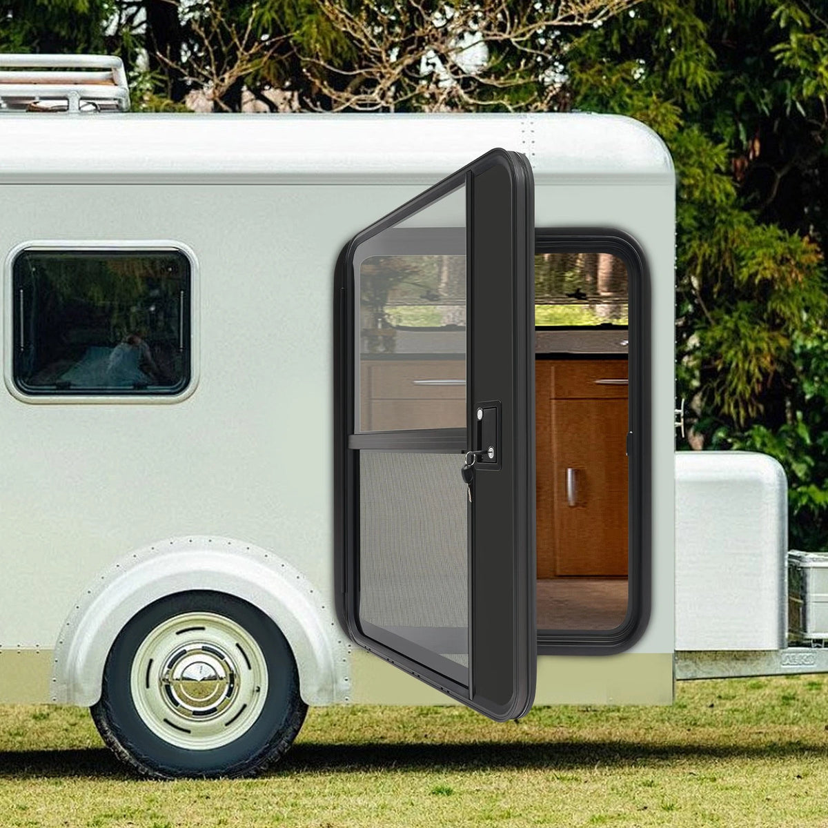 30"x36" RV Entry Door for Teardrop Trailer (Driver Side LH)