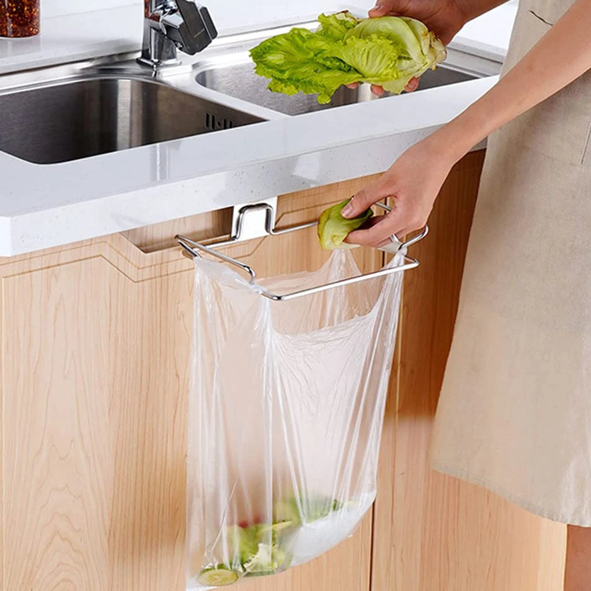 2X Large Stainless Steel Trash Bags for Automotive Use (8.5 x 5.5 x 1.7 inches)