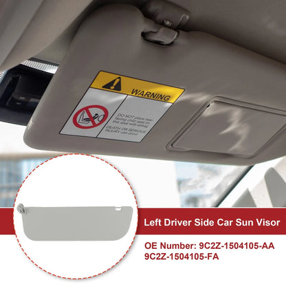 Left Sun Visor for Ford E-150 (2009–2014) No. 9C2Z-1504105-AA/FA