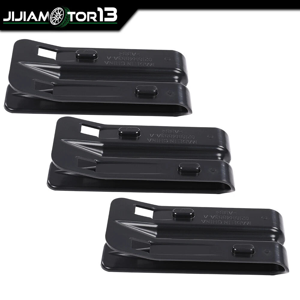 3X Rear Seat Bumper Cushion Brackets for Chevy/GMC 1500/2500/3500 (2008–2013) J-02ISR4553ABK