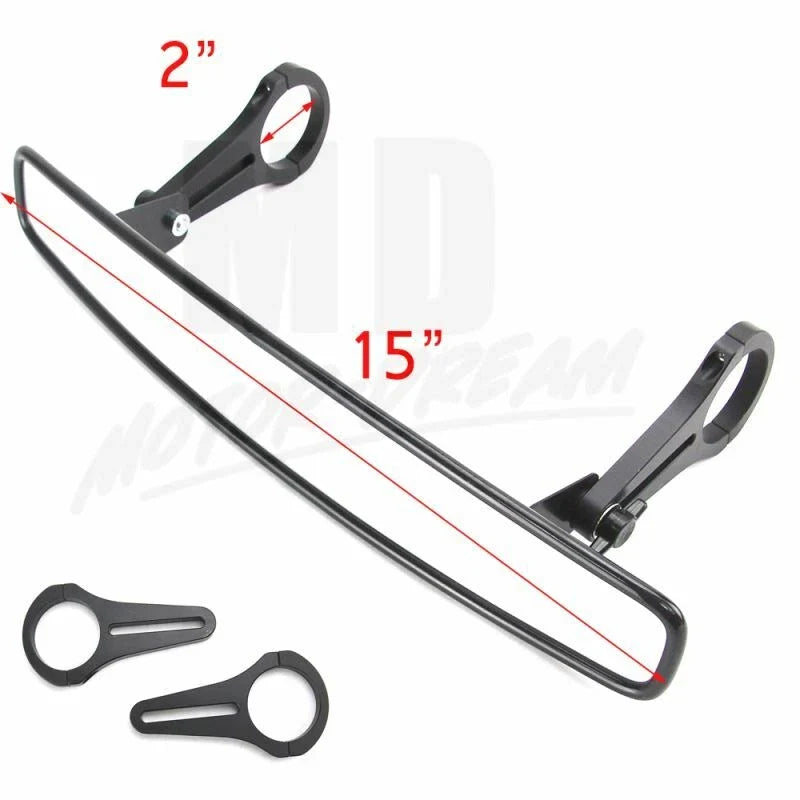 2" UTV Rear View Mirrors for Polaris RZR 800 1000, Can-Am Maverick