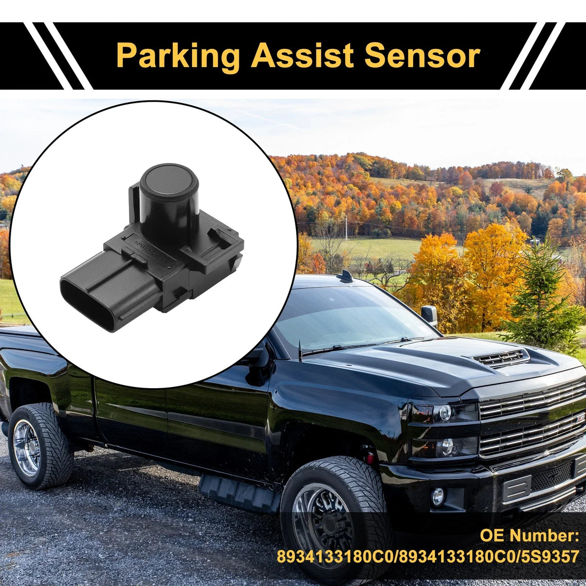 2X Bumper Reverse Backup Parking Sensor for Toyota Tundra (No. 8934133180C0)