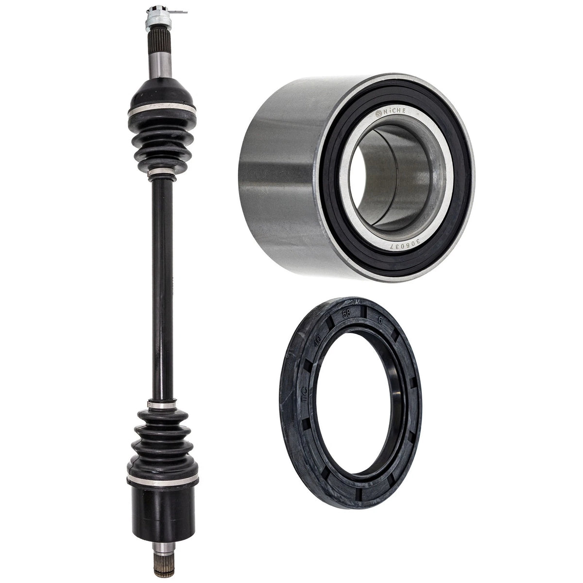 CV Axle Bearing Seal Kit for Can-Am Commander Max 800 800R 1000 (MK1009373, 705502411, 705502355)