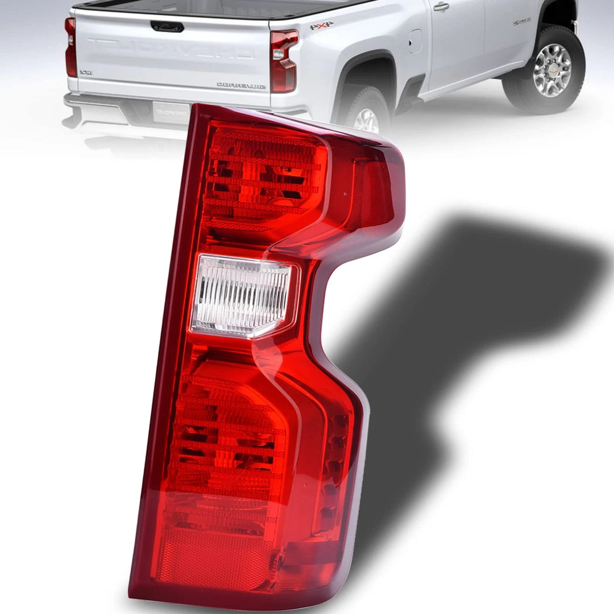 Tail Light Assembly for Chevy Silverado (2019–2024) Right Side Halogen