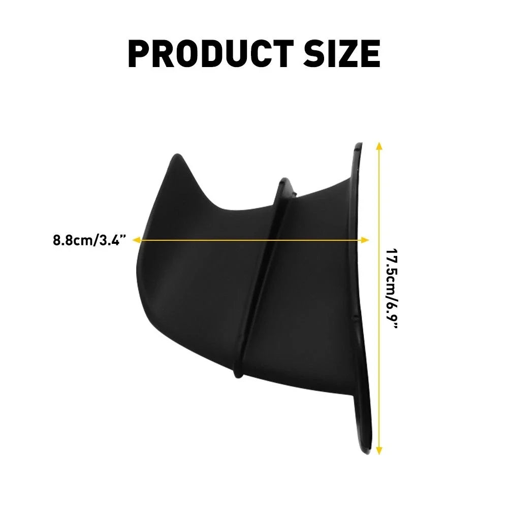 Winglet Air Deflector Kit for Universal Motorcycle (LH & RH) - Black Gloss