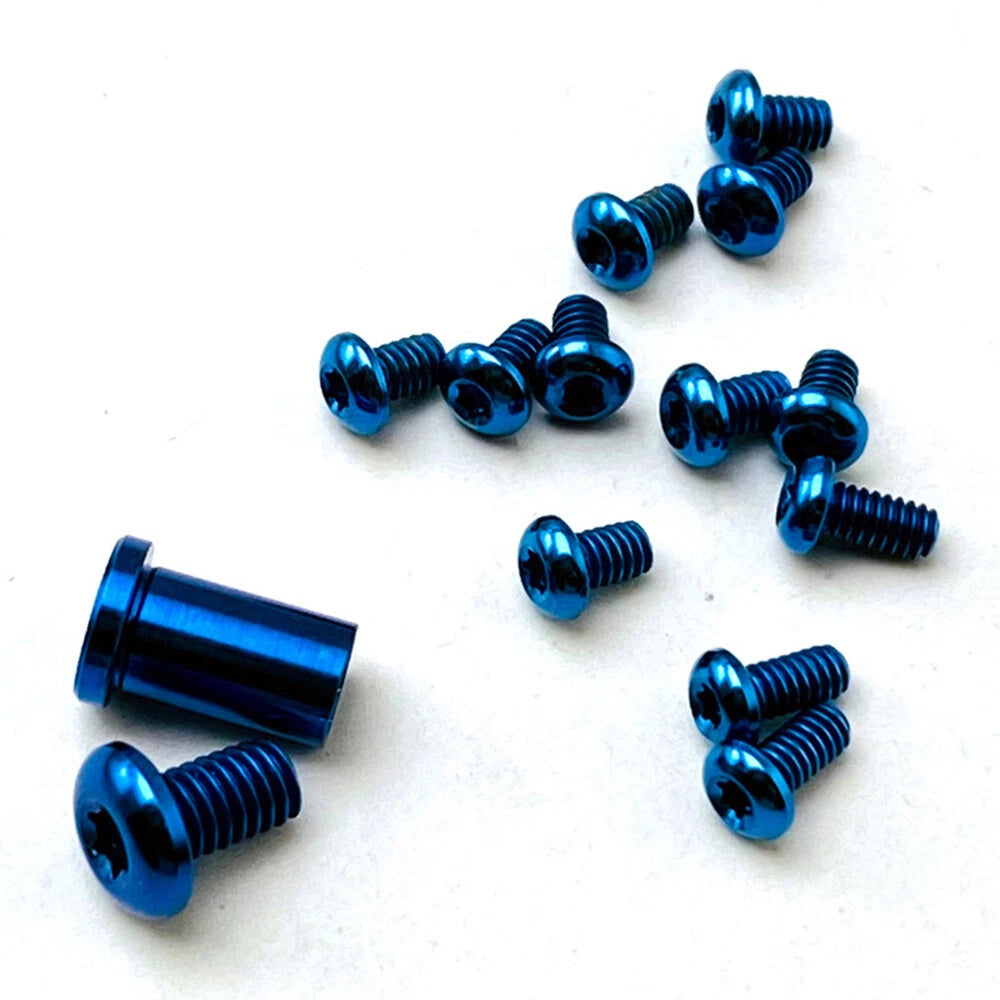 Anodized Blue Titanium Screw & Pivot Set for Benchmade 940 Osborne