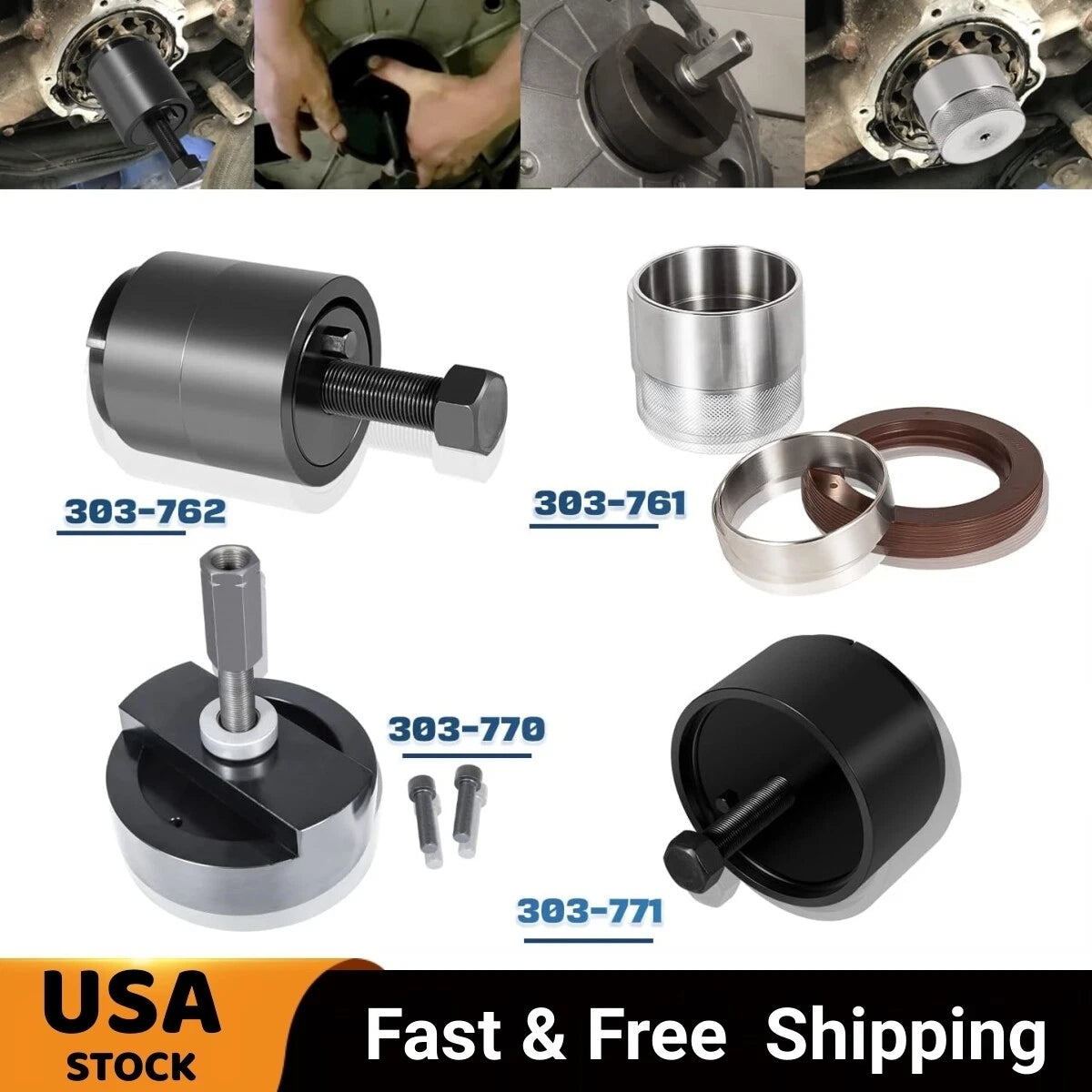 Crankshaft Seal Installer & Remover Tool for Ford 6.0L (98autoR74)