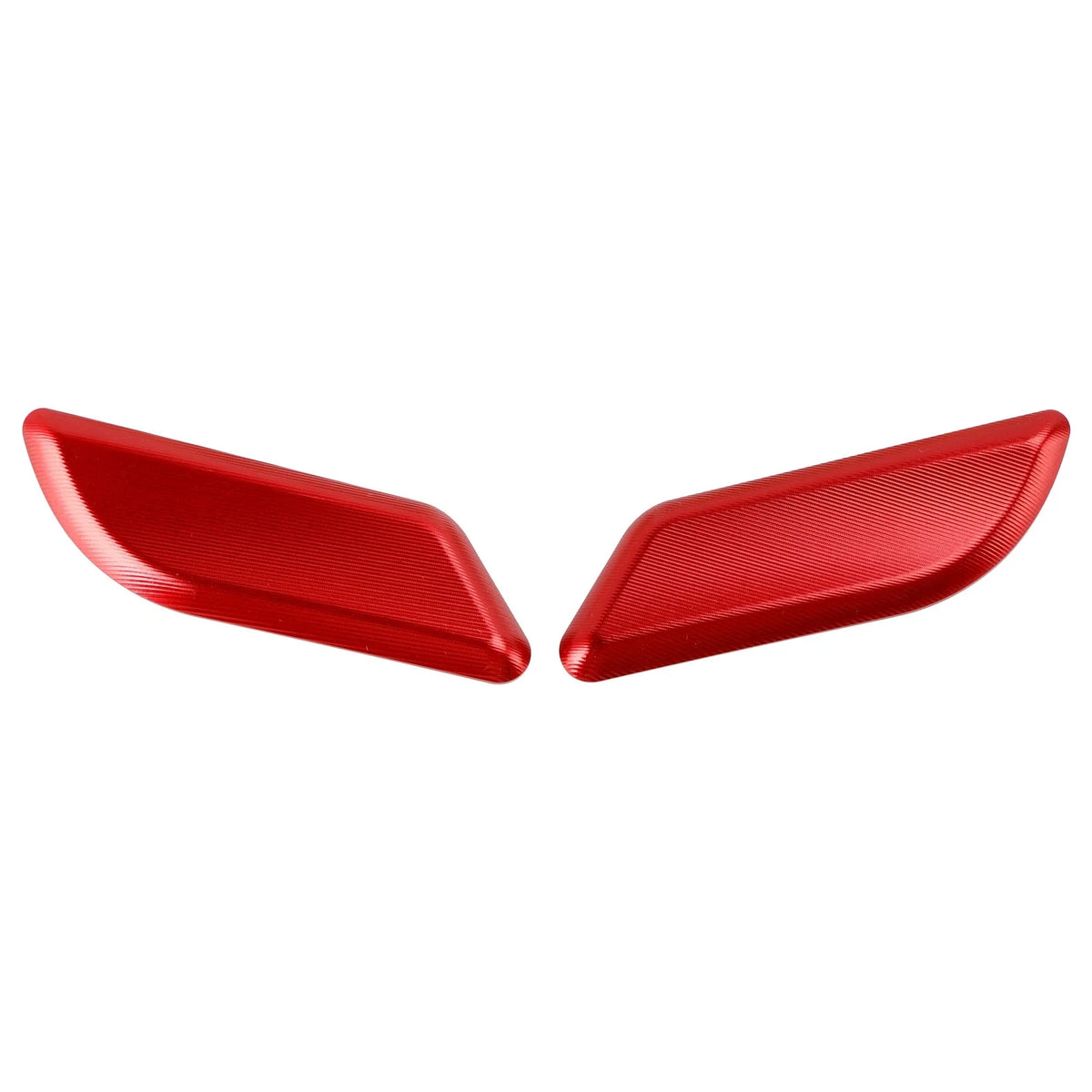 CNC Mirror Block Off Plates Red for Ducati Panigale 959 1299 R S (2015–2019)