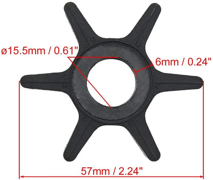Water Pump Impeller 47-F433065-1 / F433065-2 for Chrysler 35 45 50 55 HP (N/A)