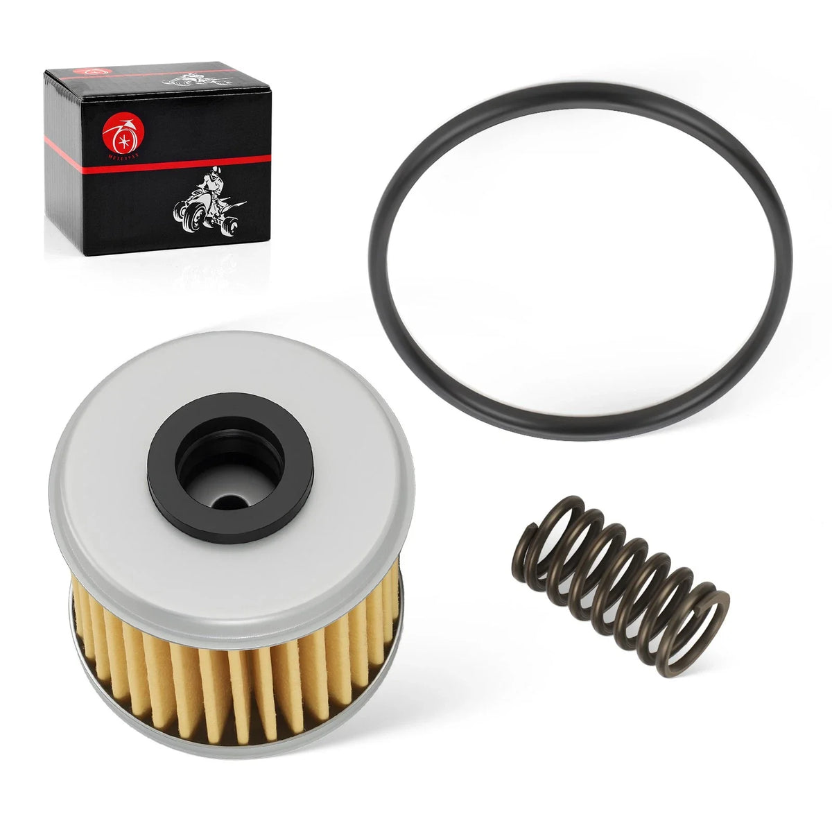 Oil Filter w/ O-Ring Spring Kit for Honda CRF250R CRF250RX (2004–2024)