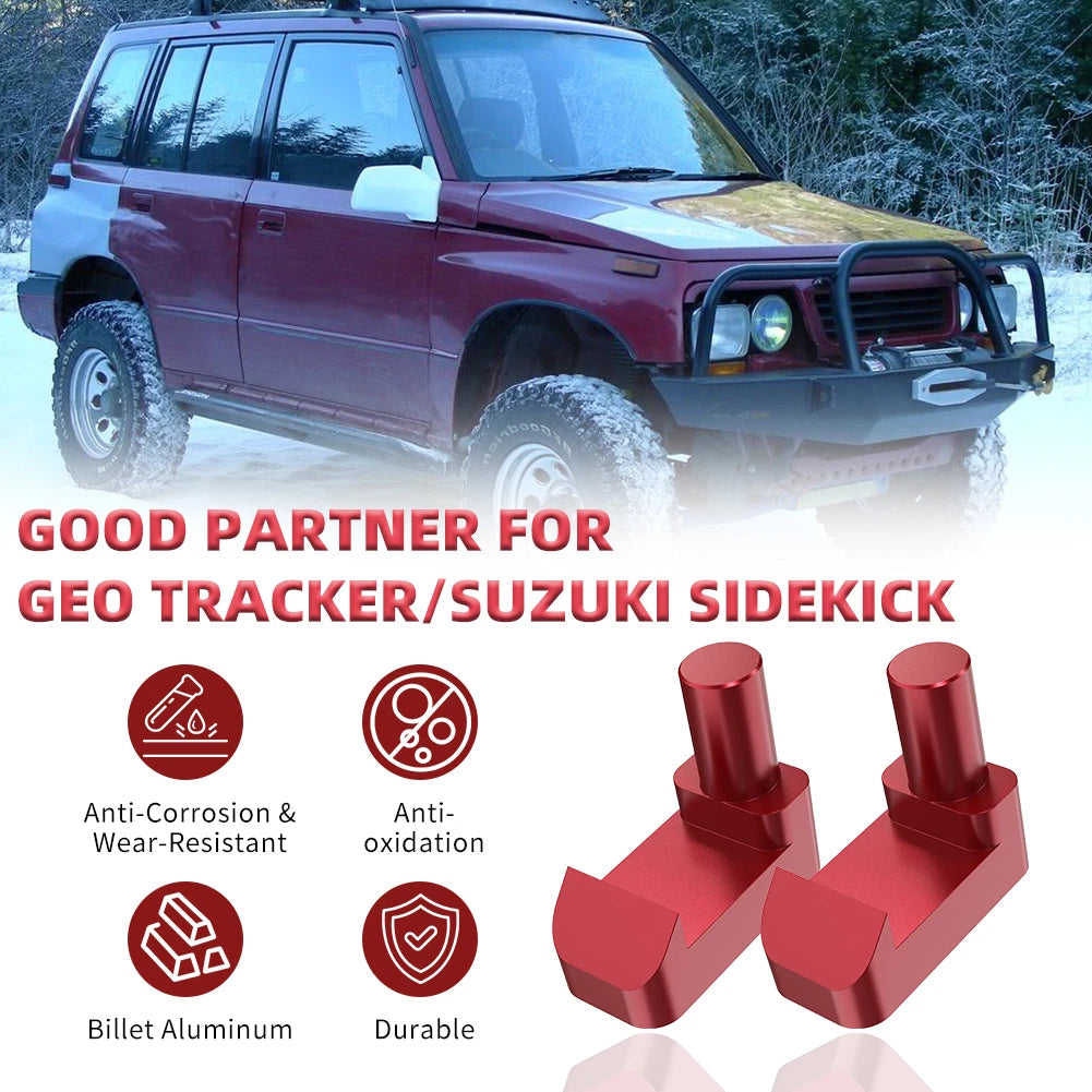 Soft Top Roof Latch Clips Springs Kit for Geo Tracker Suzuki Sidekick