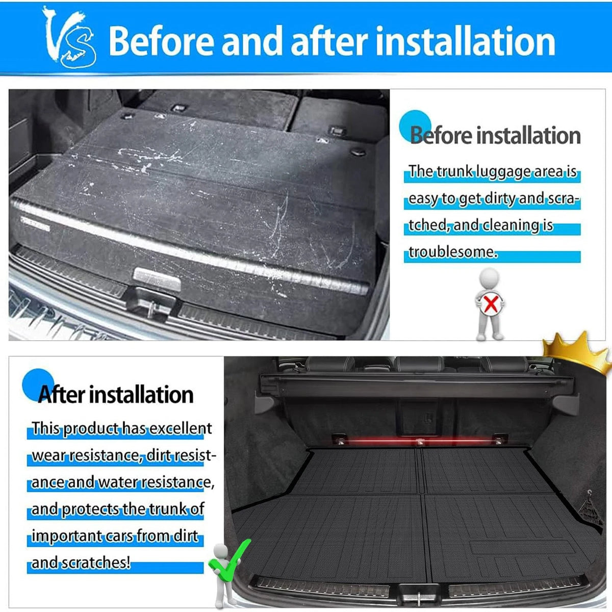 AllWeather Cargo Liner for Mercedes-Benz GLE W166 (2015–2019)