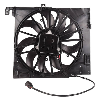 Radiator Cooling Fan Assembly for Jaguar XJ XJR XF XFR XKR (2004–2019)