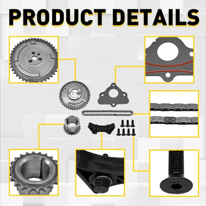 Timing Chain Kit for GM 4.8L 5.3L 6.0L LS2 LS3 L99 LS4 LS9 LSA (2007–2013)