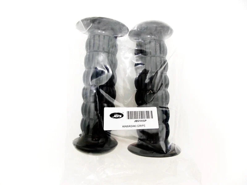 Black Hand Grip Set for Kawasaki F9 (1972-1975) - Left & Right Pair