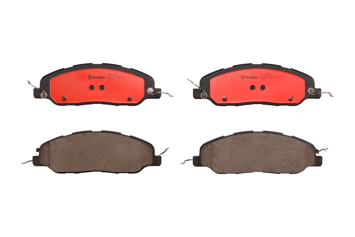 Set of 4 Brembo NAO Ceramic Brake Pads for Ford Mustang GT (2015–2023)