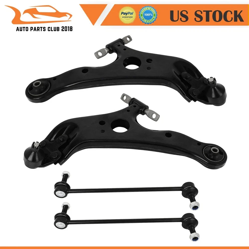 Front Struts Spring Set for Toyota Sienna (2011–2014) w/ Control Arms, Sway Bars