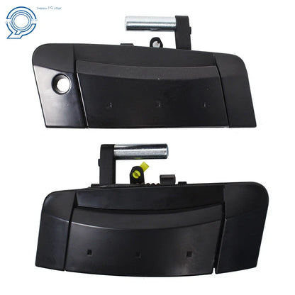 Pair of Black Plastic Door Handles for Nissan 350Z (2003–2009)
