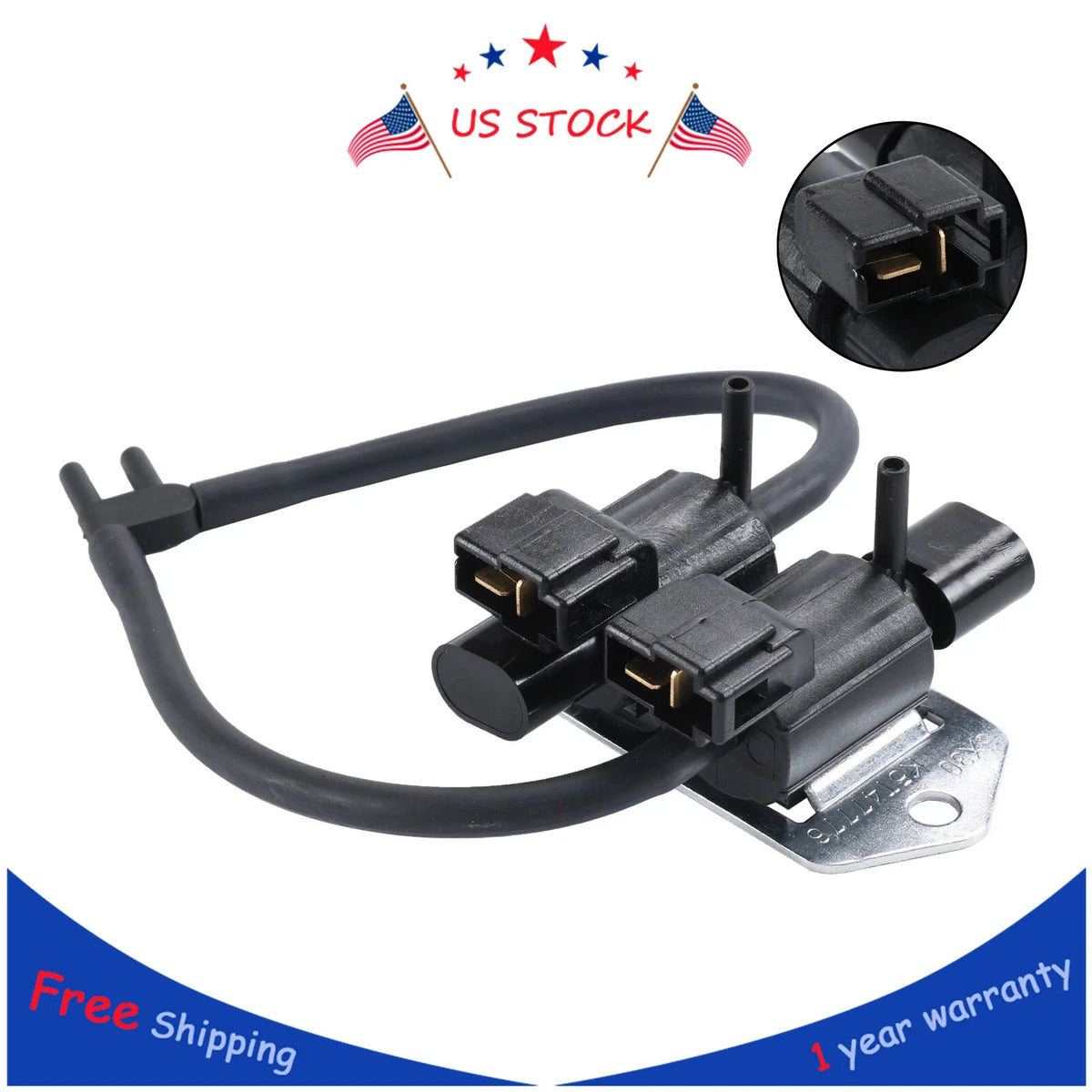 Freewheel Clutch Control Solenoid Valve for Mitsubishi Pajero L300 L200 (1982–2023)
