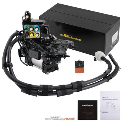 Air Suspension Compressor + Bracket for Dodge Ram 1500 (2013–2018) 68204730AB