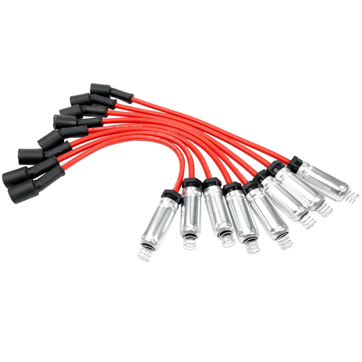 8X Spark Plug Wire + Plug for Chevy GMC Vortec 4.8L 5.3L 6.0L (1999–2006)
