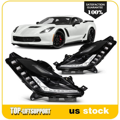 HID Xenon LED Headlights Assembly for Chevy Corvette C7 (2014–2019)