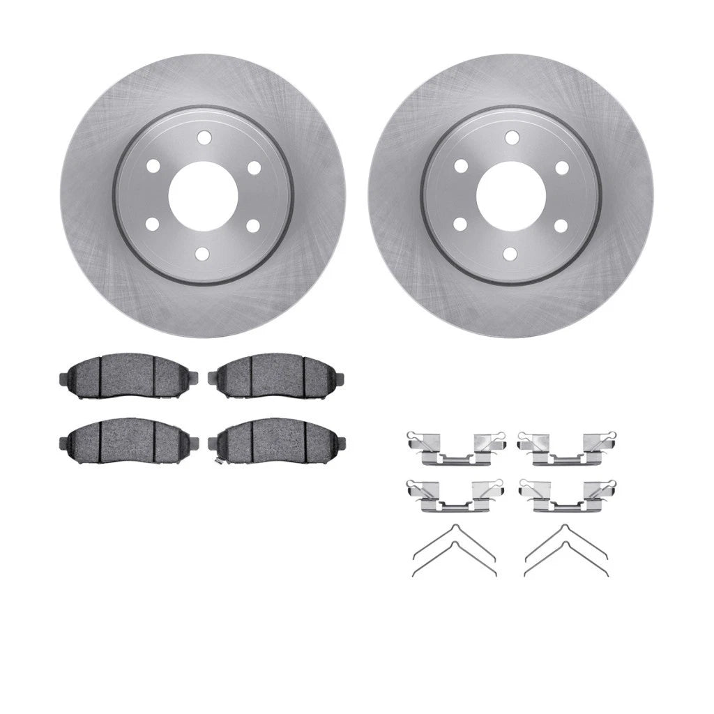 Brake Rotor Set for Nissan Frontier (2005–2019) ALX-PAU-DF-6512-67486-CLA1