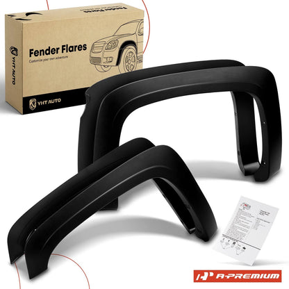 Set of 4 Fender Flares for Chevrolet Silverado (Factory Style)